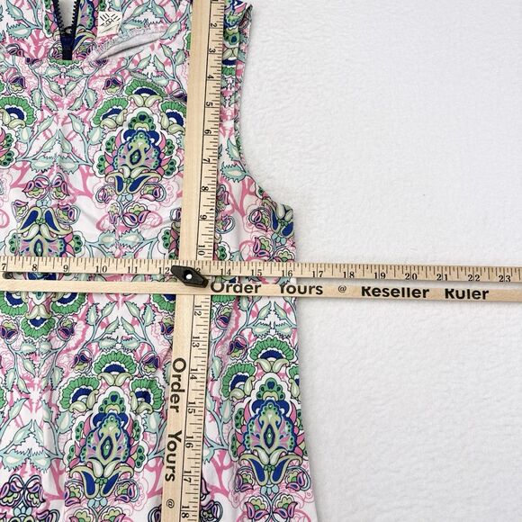 Artisan NY Dress Size 4 Multicolor Paisley Floral Sleeveless Shift Prep Cocktail - Picture 7 of 8